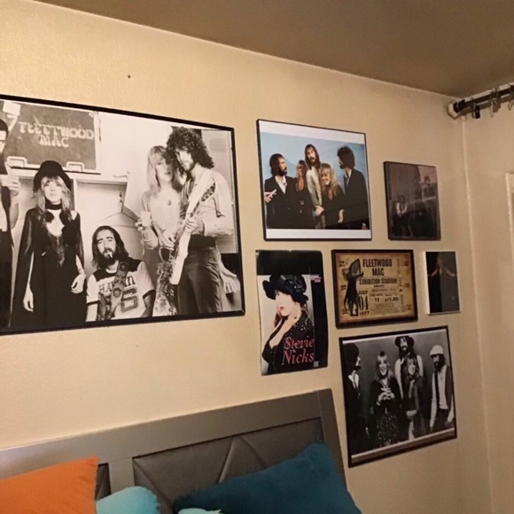 FLEETWOOD MAC 8X10 Framed Photo Stevie Nicks 🎩70s - Picture 2 of 5